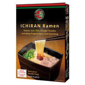 Ichiran take-home ramen kit with pork bone broth for quick restaurant-style ramen at home