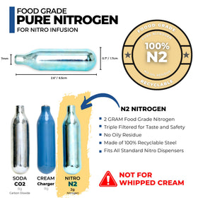 ICO nitro cold brew with micro-bubbles demonstrating velvety head at home.