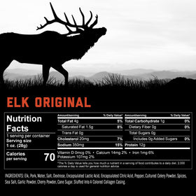 ICON Meats elk and pork snack sticks gift-ready packaging for him.