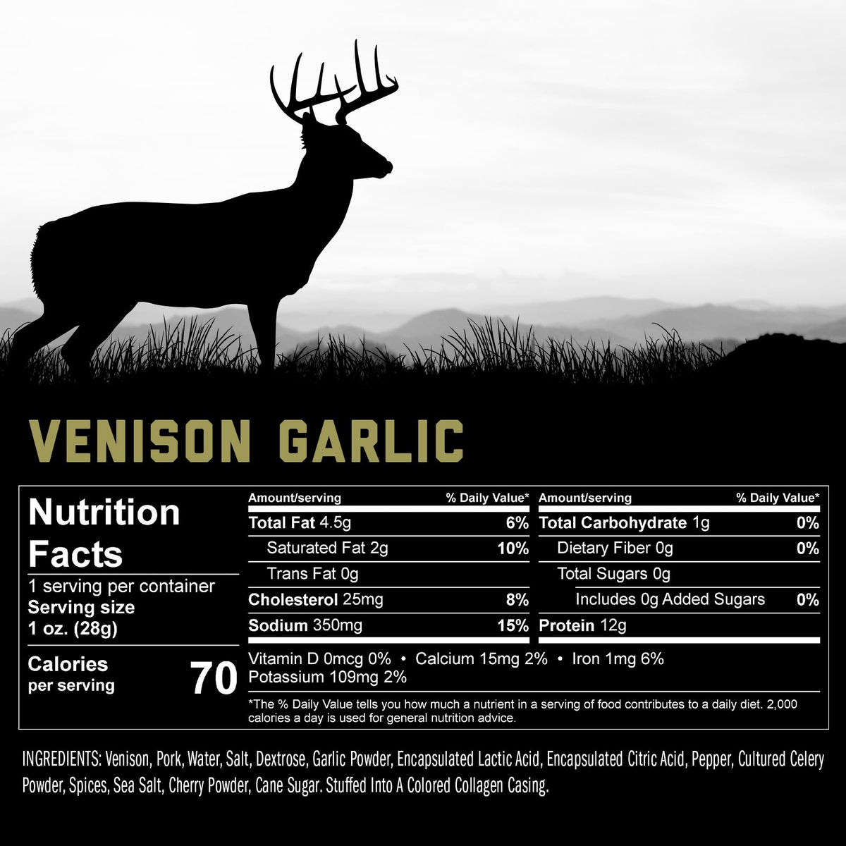 ICON Meats gift-worthy venison sticks suitable for him