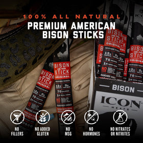 ICON Meats gluten-free, sugar-free label in focus.