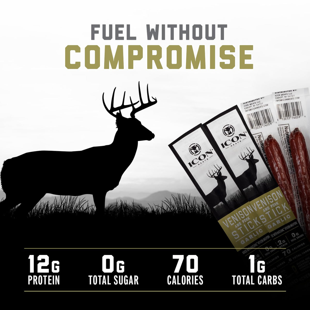 ICON Meats individually wrapped sticks highlight convenient snacking