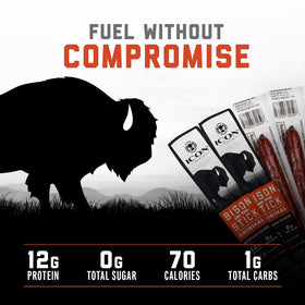 ICON Meats USA-made badge on packaging for trust.