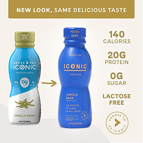Iconic Vanilla Bean on-the-go bottle in a bag