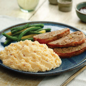 Idahoan Applewood Smoked Bacon Mashed Potatoes family meal pairing inspiration
