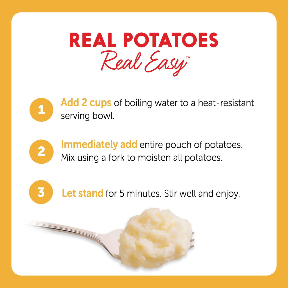 Microwave method for Idahoan mashed potatoes provides fast comforting sides