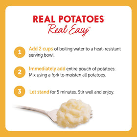 Microwave method for Idahoan mashed potatoes provides fast comforting sides