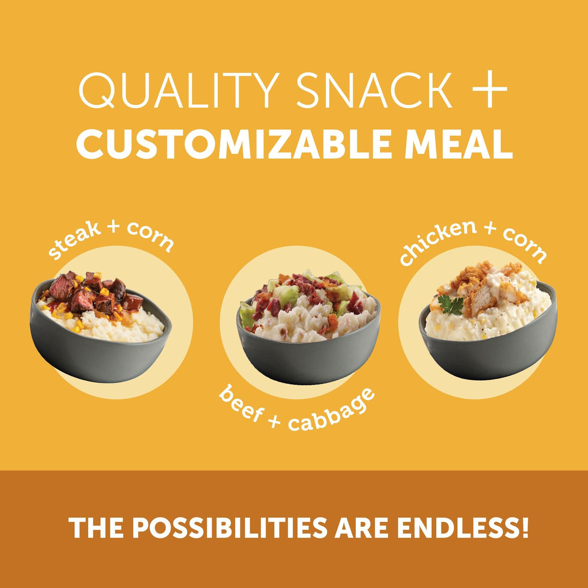 Serving idea: warm Idahoan mash as a comforting base for meals
