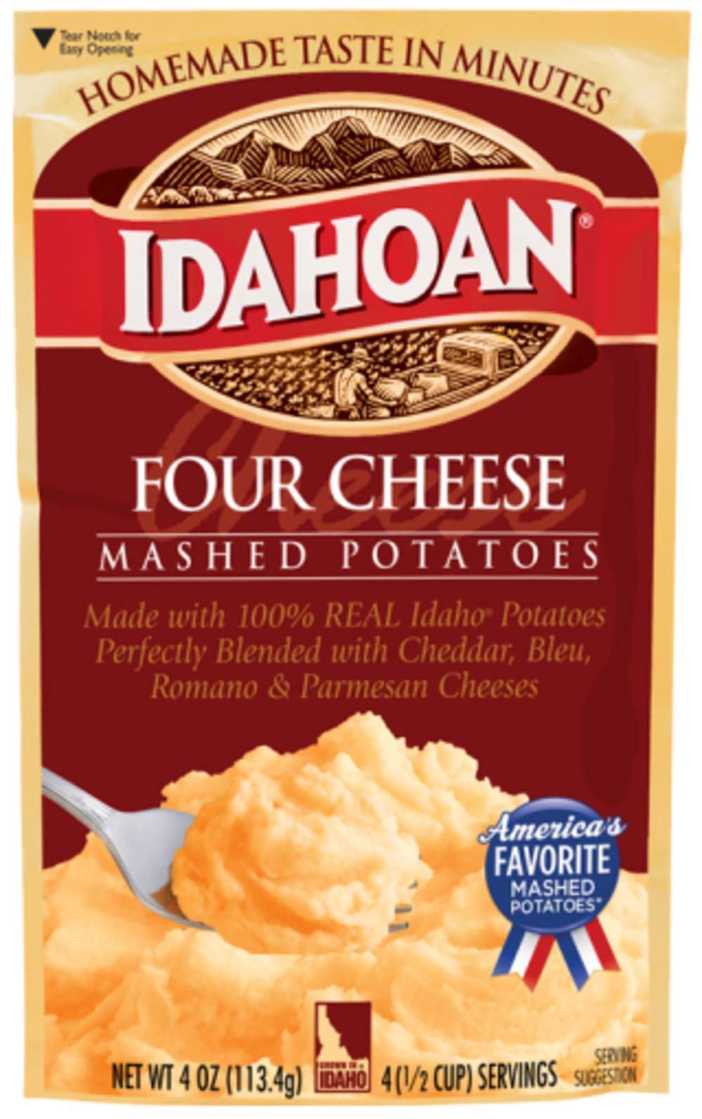 Idahoan Roasted Garlic Mashed Potatoes, savory aroma to pair with meals