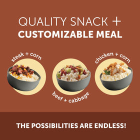 Idahoan pouch format facilitates easy prep, just add hot water or microwave.