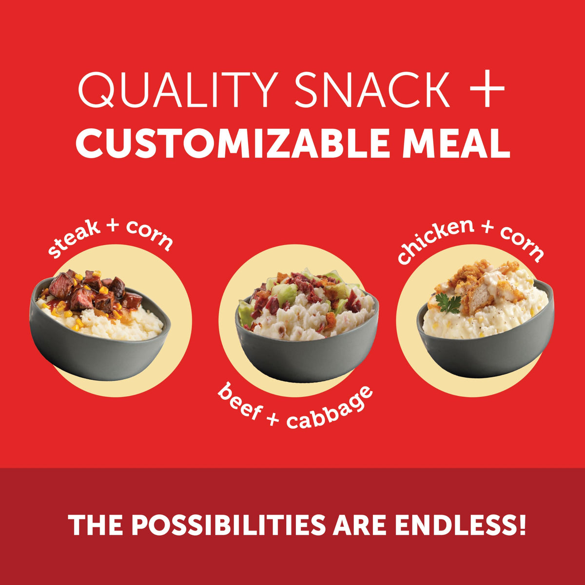Idahoan gluten-free label indicating naturally gluten-free mashed potatoes.