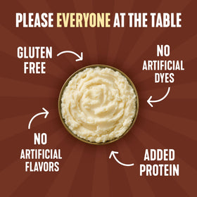 Idahoan Loaded Baked +Protein four serving portion ready in minutes