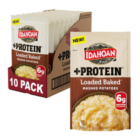 Idahoan Loaded Baked +Protein pouch microwave ready for quick side
