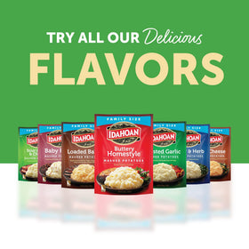Idahoan ready in 4 minutes, perfect for weeknight dinners