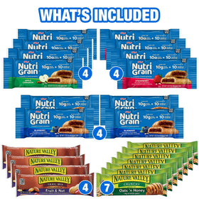 Idea Home grab-and-go snacks ready for office, school, or travel.