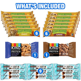 Idea Home individually wrapped granola bars for fresh grab-and-go snacks.
