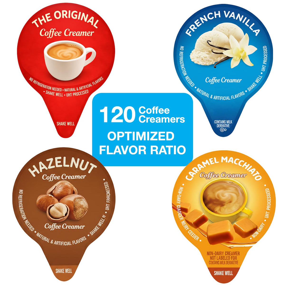 Idea Home Caramel Macchiato cups offer café-like richness without refrigeration
