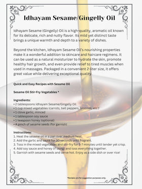 Idhayam sesame oil 1l export-packaging keeps product ready for international shelves