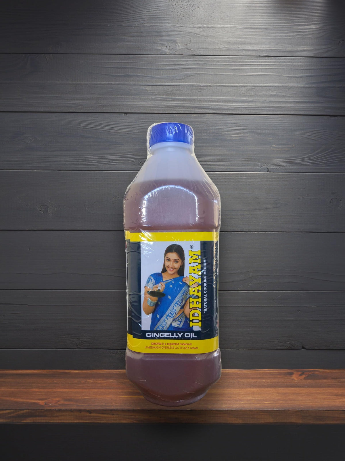 Idhayam sesame oil 1l label shows origin and sesame processing