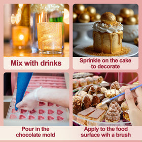 iienjoy edible glitter lemon drink glitter brightens citrus beverages
