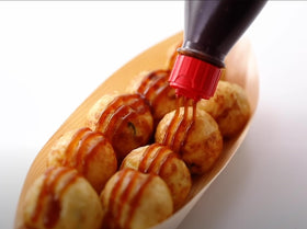 Ikari Takoyaki Sauce glossy glaze enhances aroma and flavor