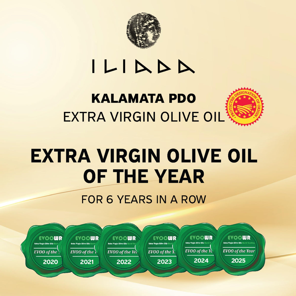 Iliada Kalamata PDO oil drizzle over a fresh salad to finish the dish