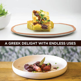ILIADA Kalamata pitted olives as toppings for Mediterranean pasta