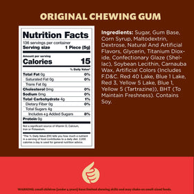 ILIKE! 135 individually wrapped pieces offer mess-free snacking on the go.