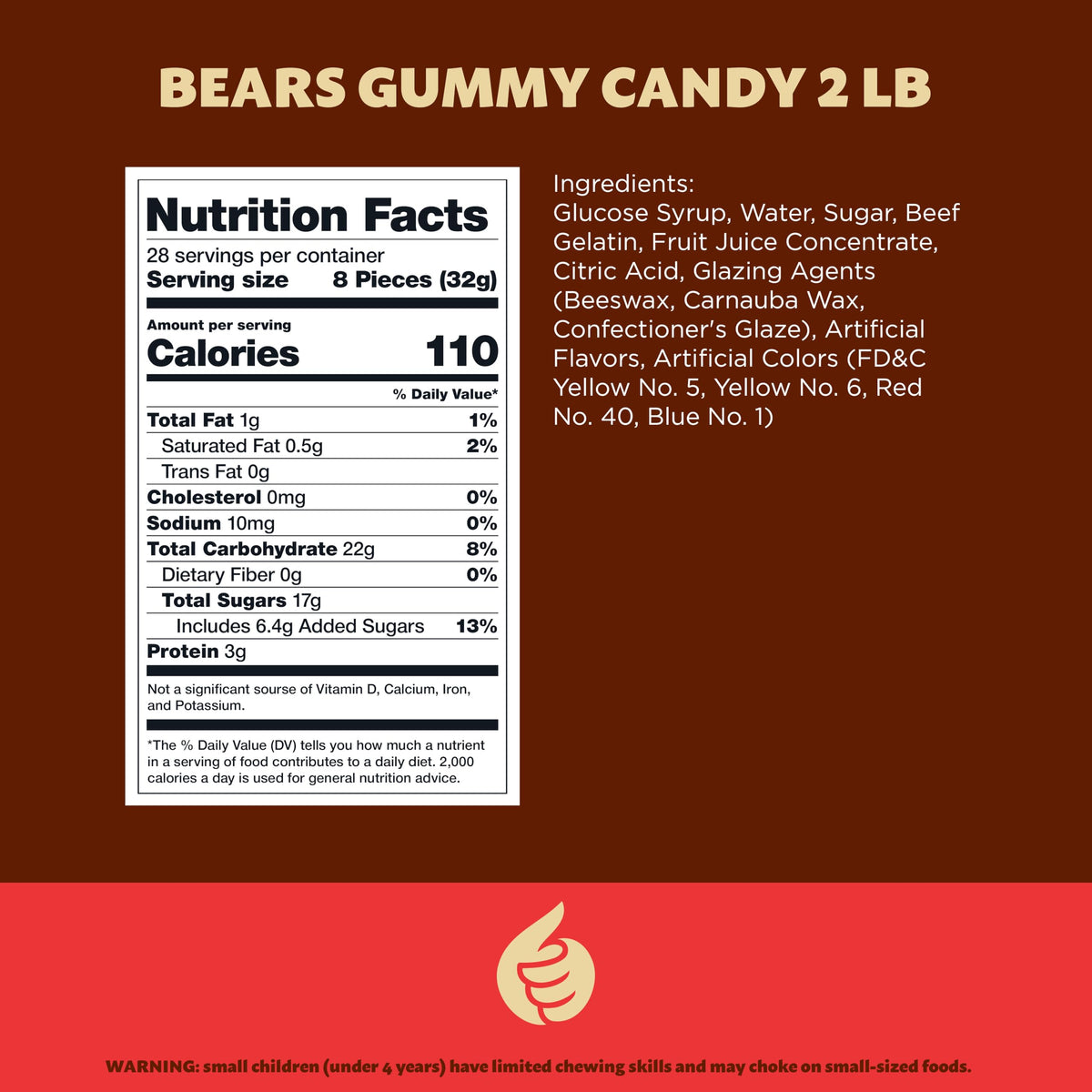 ILIKE! Bears Gummy Candy colorful-fruit-flavors closeup highlights chewy texture for snack-time fun.