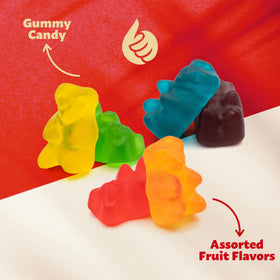 ILIKE! Bears Gummy Candy party-favor display bowls for celebrations and classroom rewards.