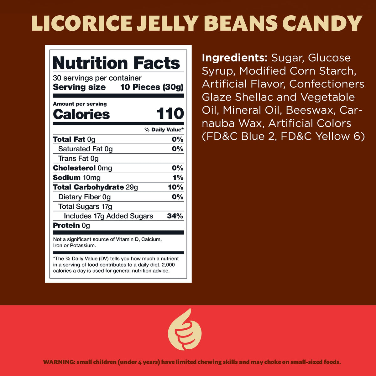 ILIKE! Black licorice jelly beans ideal for candy buffets and dessert tables.