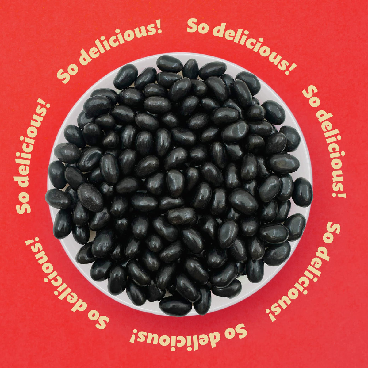 ILIKE! Black licorice jelly beans with a chewy center for a satisfying retro bite.