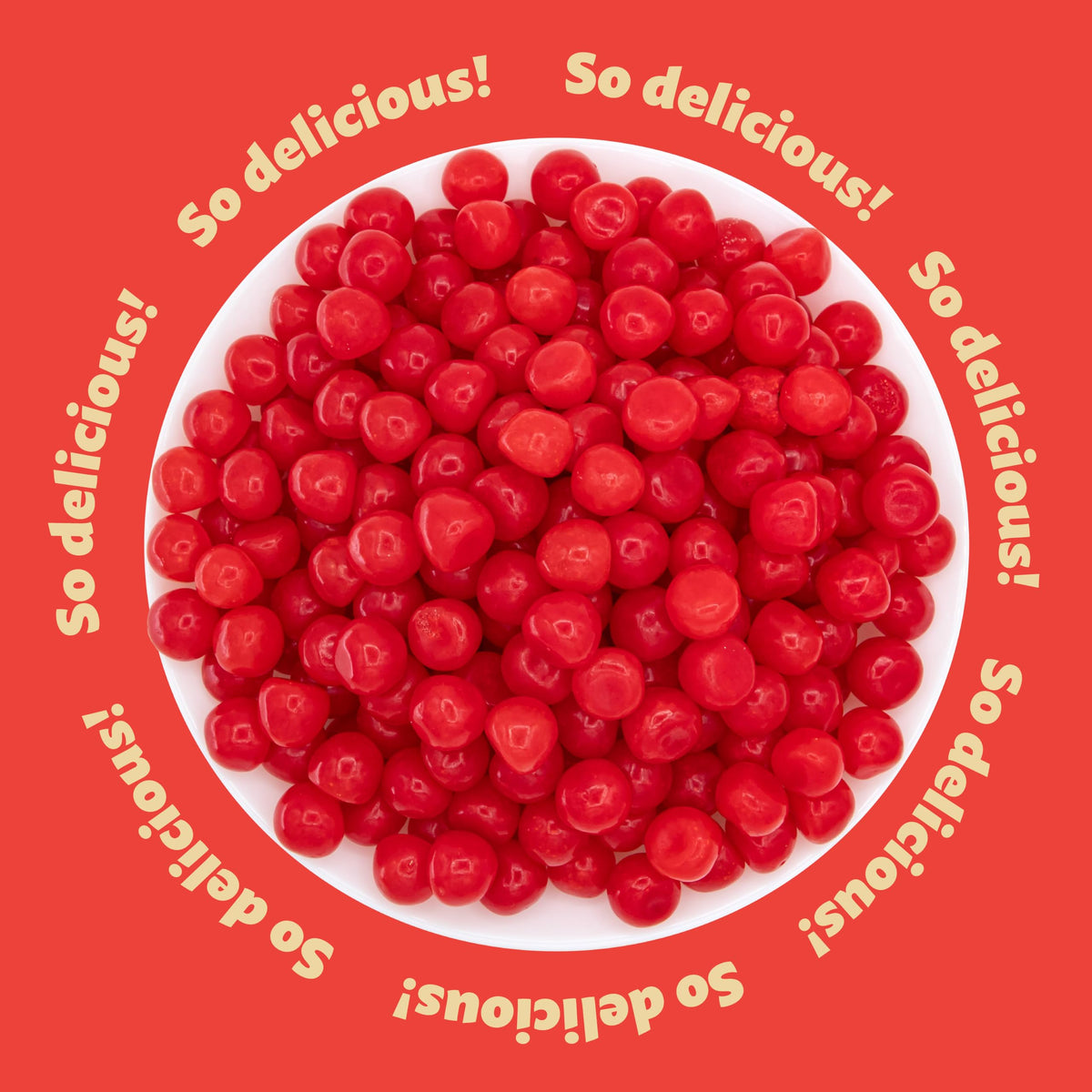ILike Cherry Sours dessert topping idea adds fruity brightness.