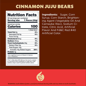 ILike Cinnamon Bears dessert topping ideas; add heat to milkshakes and cupcakes.