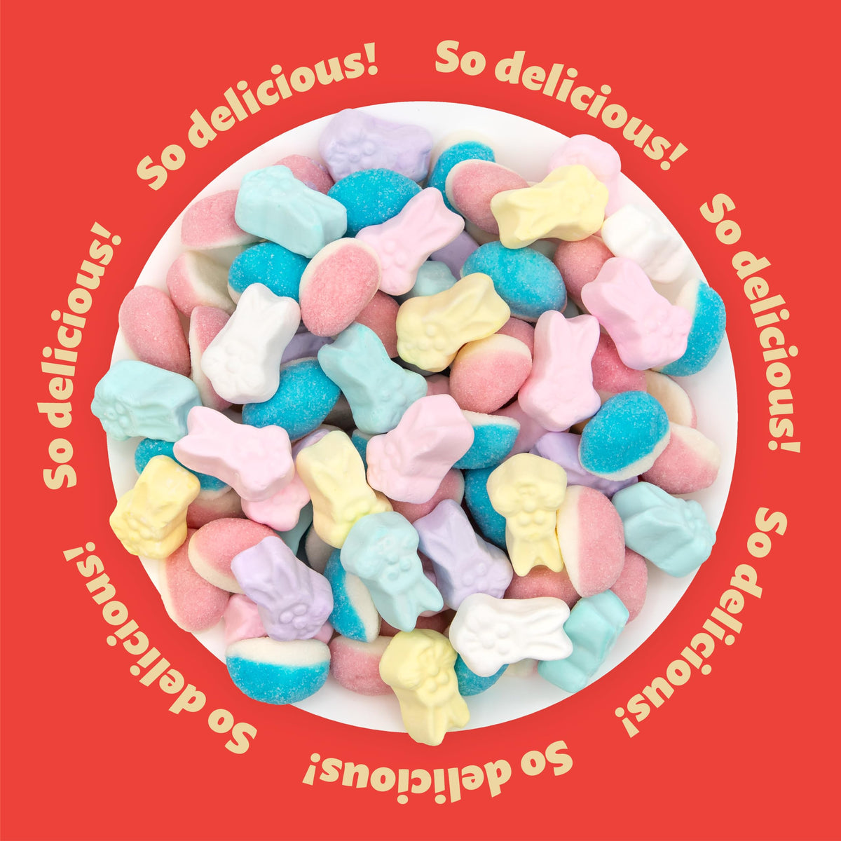 ILIKE! Easter Candy Mix blue raspberry puffs offer fruity flair for spring snacking