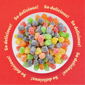 ILIKE! Gum Drops close-up – colorful candy ideal for cake or cupcake decorating