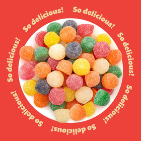 ILIKE! Gum Drops lemon pineapple orange flavors offer bright taste for desserts.