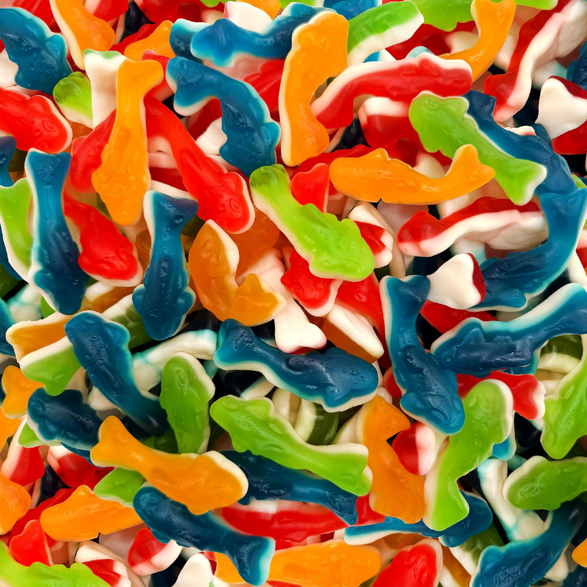 ILike! Gummy Sharks mix bag 2lb colorful shark gummies for party snacking