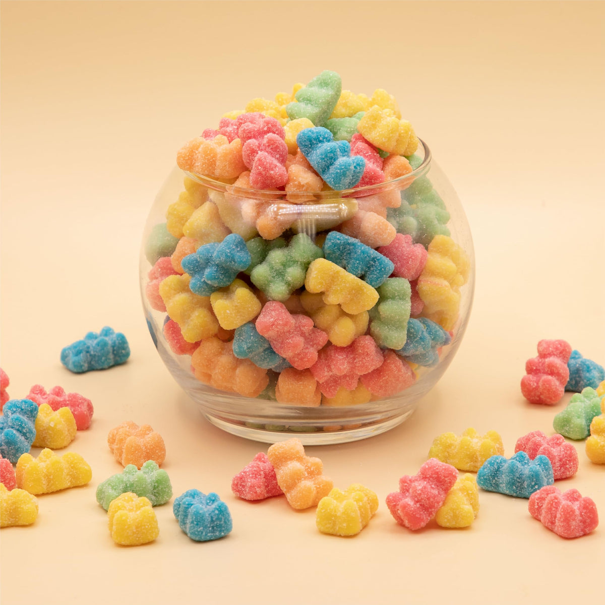 ILIKE! Neon Sour Gummi Bears bulk for gifts or celebrations.