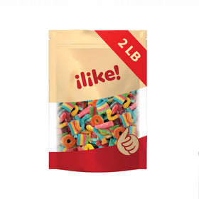 ILIKE! Party gummies variety pack ideal for events and movie nights.