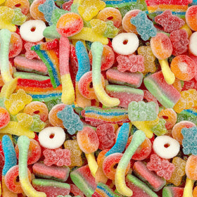 ILIKE! Sour Gummy Assorted Collection 2lb for party buffets and snack tables.