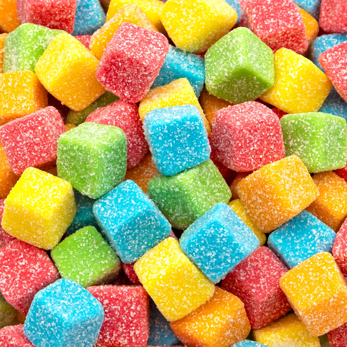 ILIKE Sour Gummy Blocks bag full of colorful cube candies for party bowls.