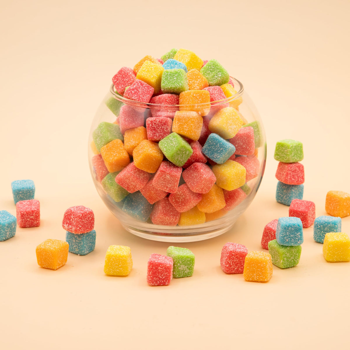 ILIKE Sour Gummy Blocks party favors add bright color to celebrations.