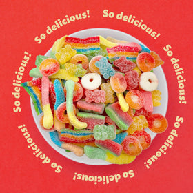 ILIKE! Peach Rings provide juicy sweetness for snacking and colorful dessert toppings.