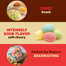 ILIKE! Sour Jelly Beans buffet display shows colorful self-serve options.