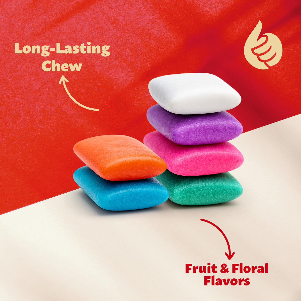ILIKE! Spearmint flavor gum adds fresh breath for meetings and commutes.