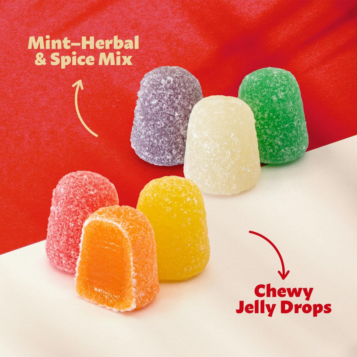 ILike Spice Drops sprinkled on cupcakes for festive edible decor