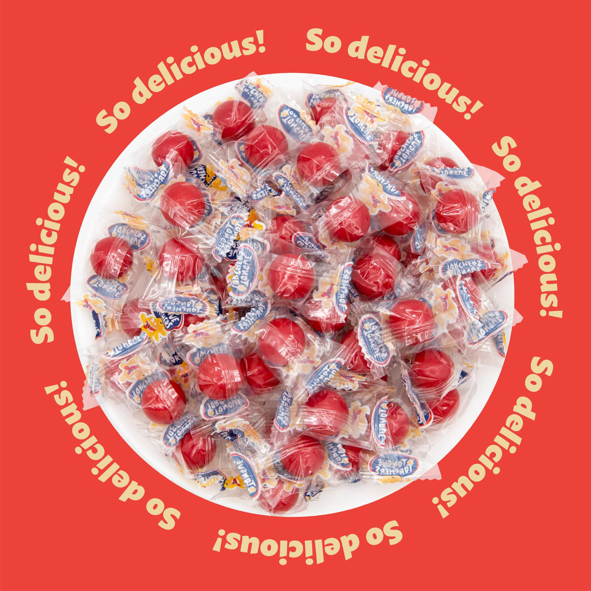 ILIKE! Spicy Cinnamon Jawbreakers individually wrapped, convenient grab-and-go snacking.