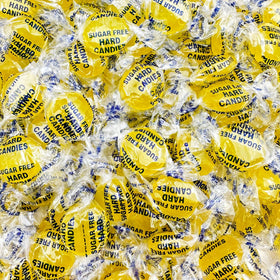 ILike sugar-free lemon drops 1lb pack close-up, ideal for sugar-free snacking on the go.