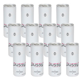 ILIOS Pussy's natural energy drink pack 12 cans for on-the-go energy